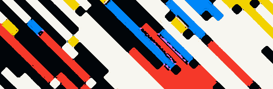 Remix of 'Design 3-1, Color Markov Chain Pattern' by Hiroshi Kawano, 1964